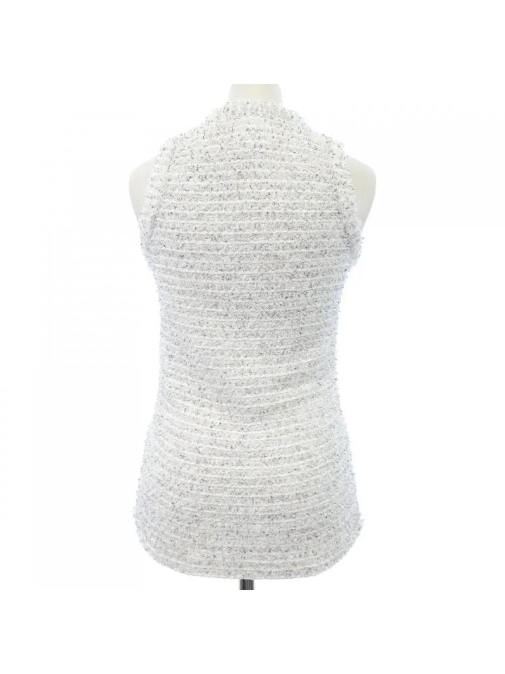 Chanel Knit Sweater White